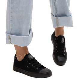 Sneakers in tessuto nero Big Star LL274092