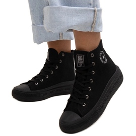 Sneakers alte nere Big Star LL274A182 nero