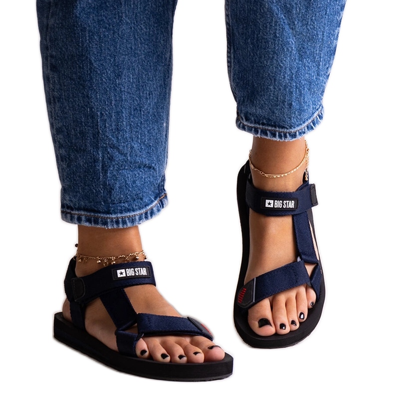 Sandali sportivi blu navy Big Star DD274A283