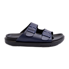 Infradito Leggere Da Uomo Con Fibbie Big Star NN174593 Blu Navy