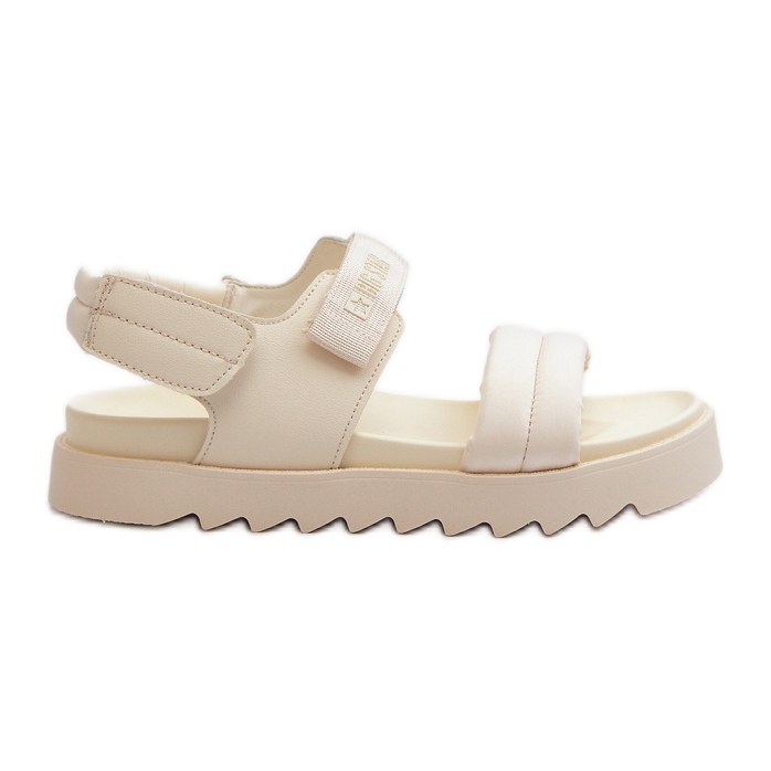 Sandali con plateau da donna Big Star NN274751 Beige