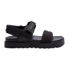Sandali da donna sulla piattaforma Big Star NN274750 neri nero
