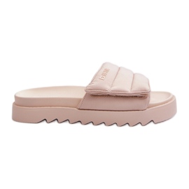Infradito con plateau da donna Big Star NN274773 Beige