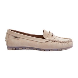 Mocassini da Donna in Ecopelle, Celoria Beige Chiaro