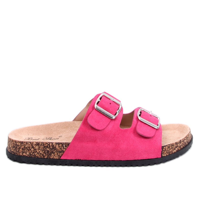 Ponses Pantofole in sughero fucsia rosa