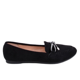 Marsoin Mocassini in camoscio nero