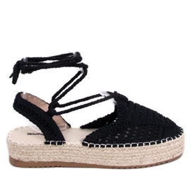 Espadrillas in pizzo da donna Yaweh nere nero