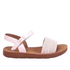 Sandali Salinon OFF-WHITE in stile boho beige