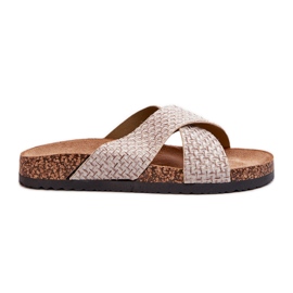 Infradito da donna su piattaforma in sughero Beige Tesolen
