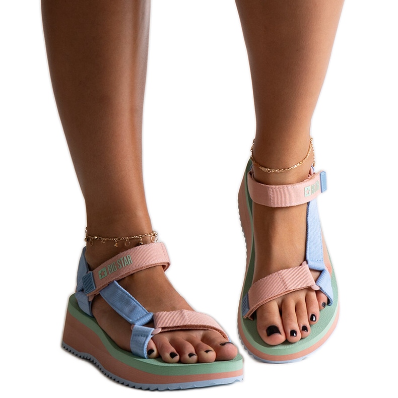 Sandali colorati Big Star NN274A055 blu