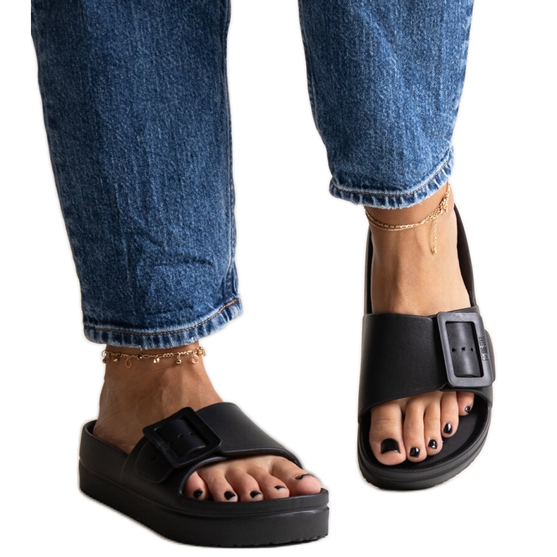 Infradito nere Big Star NN274A662 906 nero