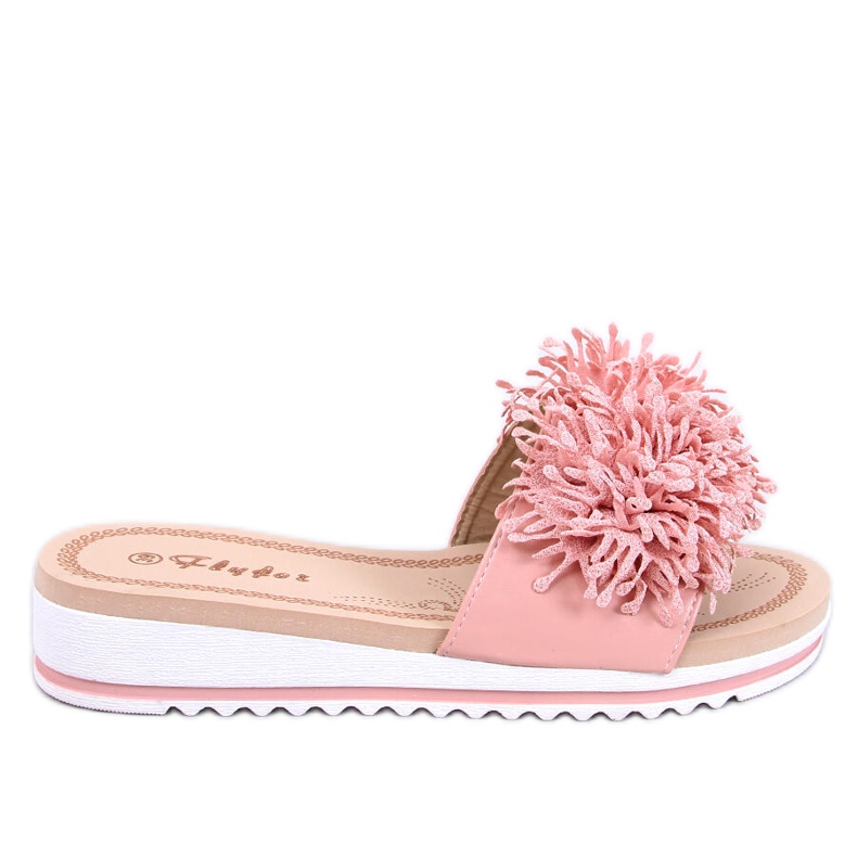 Ragnes Sabot con zeppa a fiori rosa