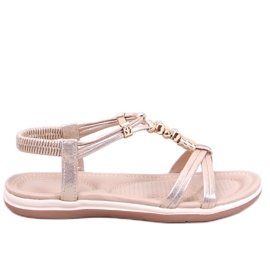 Sandali Haezz Gold con zirconi decorativi d'oro