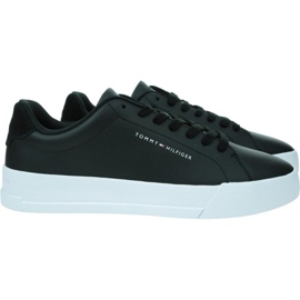 Tommy Hilfiger Court Scarpe in pelle FM0FM04971 Bds nero