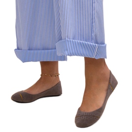 Ballerine classiche Dorris grigie grigio