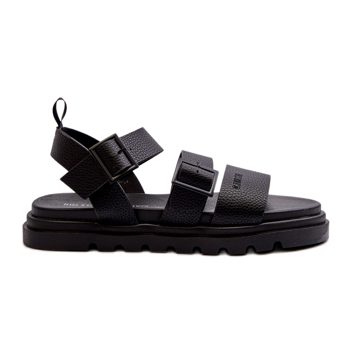 Sandali eco-inoather femminile Big Star NN274065 Black nero