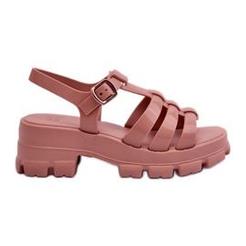 Sandali da donna profumati ZAXY NN285038 Rosa sporco