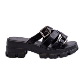 Infradito con tacco basso da donna profumate ZAXY NN285043 Nero