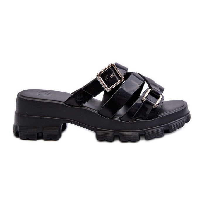 Infradito con tacco basso da donna profumate ZAXY NN285043 Nero