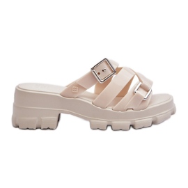 Infradito Donna Tacco Basso Profumate ZAXY NN285042 Beige Chiaro