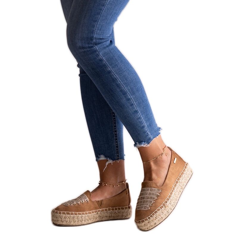 Espadrillas marroni Big Star JJ274892 marrone