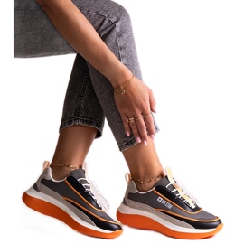 Scarpe da ginnastica grigie Big Star JJ274996 grigio