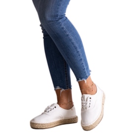 Espadrillas bianche Big Star LL274833 101 bianco