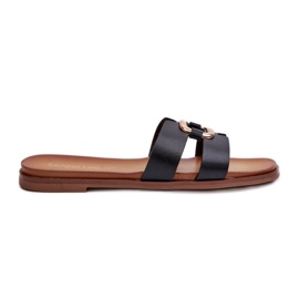 Infradito Piatti da Donna In Eco Pelle Sergio Leone SK077H Nero