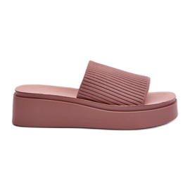 Infradito con plateau Sergio Leone SK083H da donna, rosa