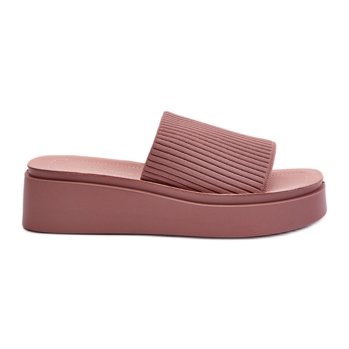 Infradito con plateau Sergio Leone SK083H da donna, rosa