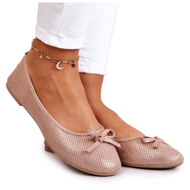 Evento Ballerine Classiche da Donna, Soletta Profilata, Rosa