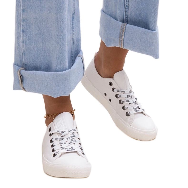 Sneakers bianche in ecopelle Big Star KK274105 bianca