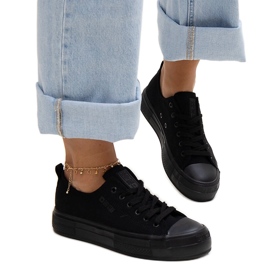 Sneakers in tessuto nero Big Star NN274852