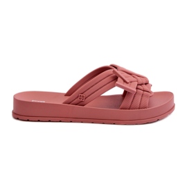 Infradito da donna profumate con suola piatta ZAXY LL285097 Dirty Pink rosa