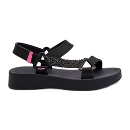 Sandali in velcro profumati ZAXY LL285062 Nero
