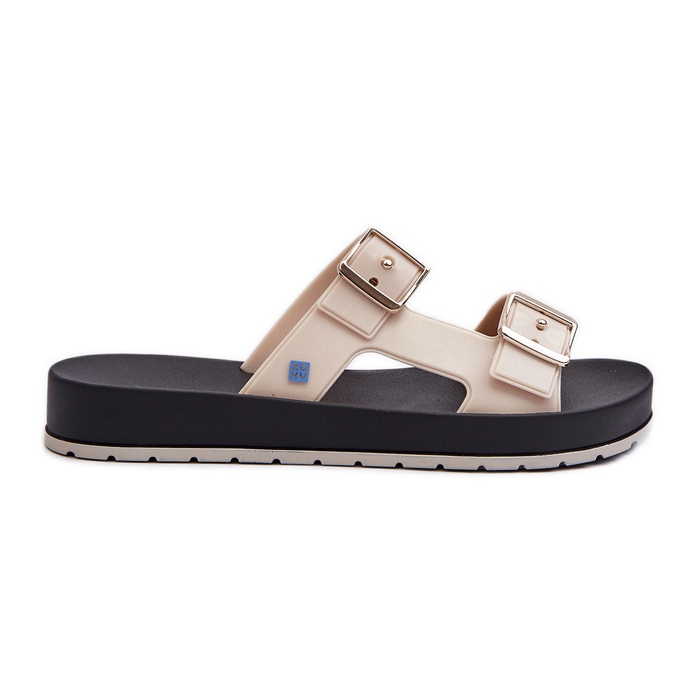 Infradito da donna con suola piatta ZAXY LL285072 Beige chiaro