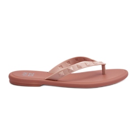 Infradito piatte flessibili da donna ZAXY JJ285298 Rosa