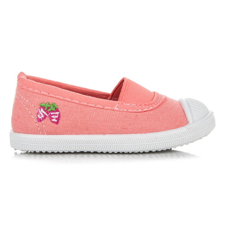 Sneakers elastiche da bambina rosa