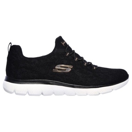 Scarpe Skechers Summits - Leopart Spot 149037 Bkrg nero