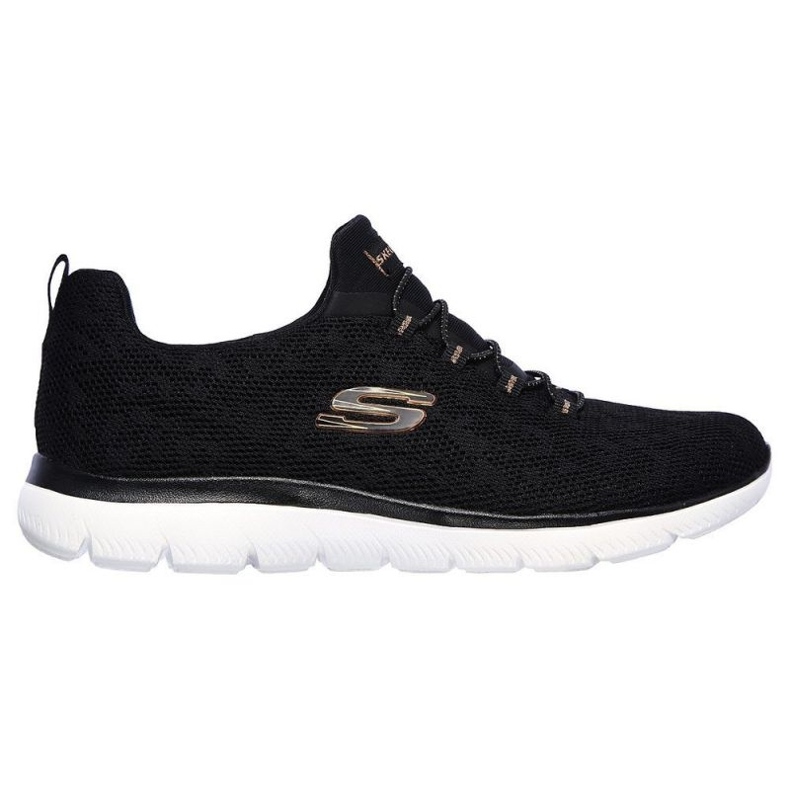 Scarpe Skechers Summits - Leopart Spot 149037 Bkrg nero