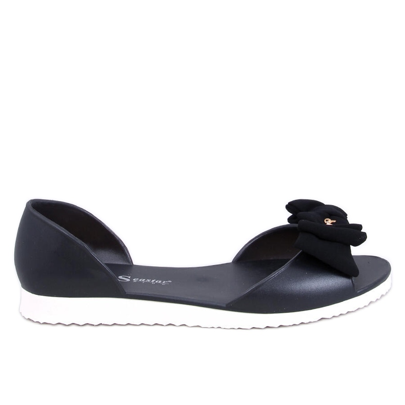 Ballerine open toe Meliski Agathe Nere nero