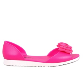 Ballerine open toe Meliski Agathe Fucsia rosa