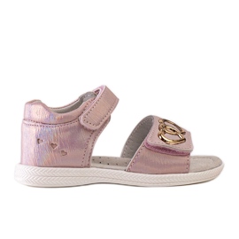 Miss Sandali rosa da bambino con inserto in pelle Minka