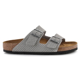 Infradito Birkenstock Arizona Bs W 1027019 grigio