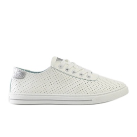 Sneakers Ruala bianche traforate bianco