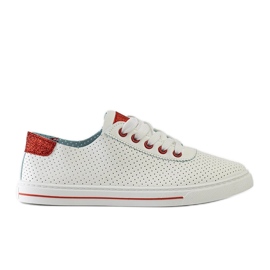 Sneakers Ruala bianche traforate bianca