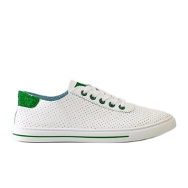 Sneakers Ruala bianche traforate bianco