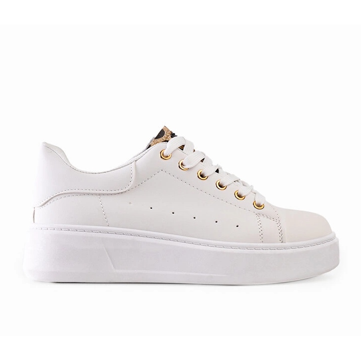 Sneakers bianche con accattivante decorazione Asmait bianca