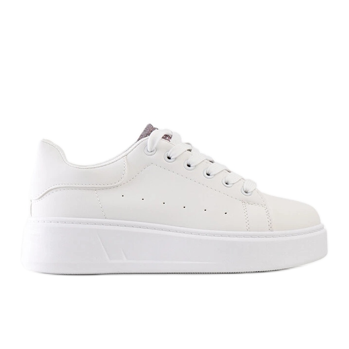 Sneakers bianche con accattivante decorazione Asmait bianca