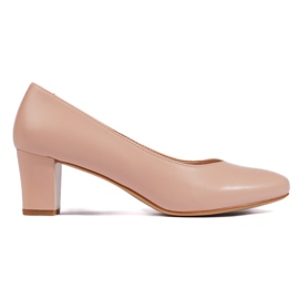 Sergio Leone Eleganti décolleté da donna beige